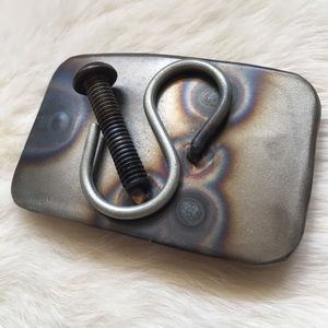 🖤 Handmade artisan belt buckle